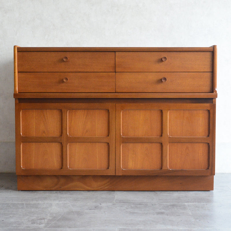 Nathan ネイサン キャビネット/レコードキャビネット 56(天板剥離再塗装済）