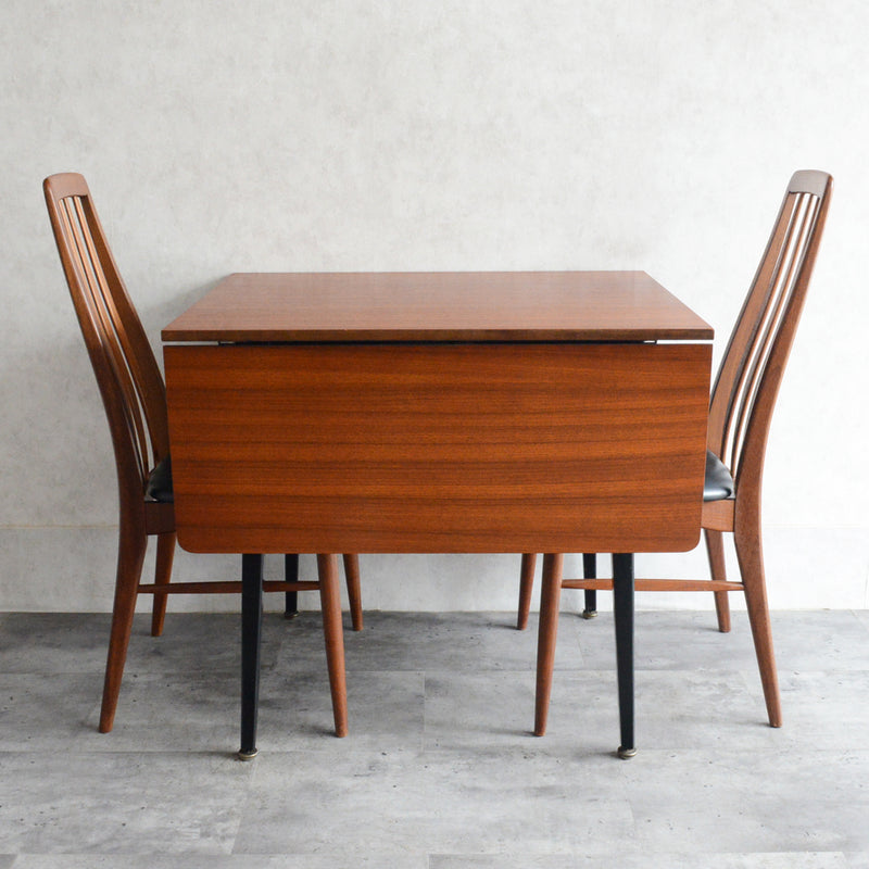 Beautility ドロップリーフ テーブル03（レクタングル/天板剥離再塗装済）