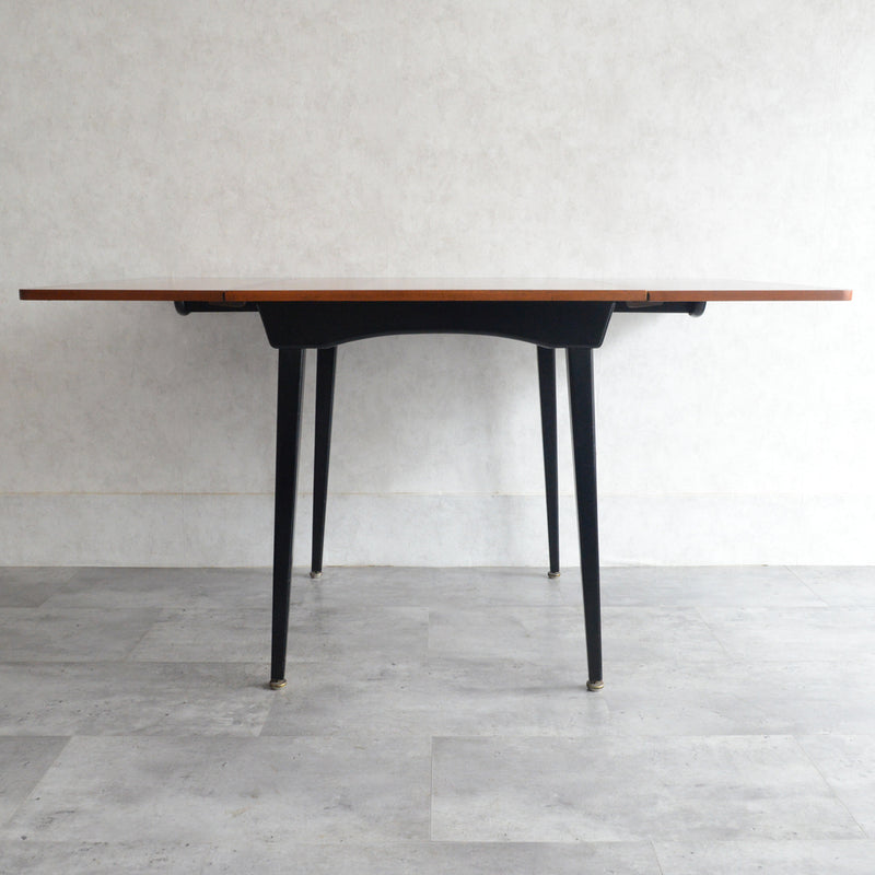 Beautility ドロップリーフ テーブル03（レクタングル/天板剥離再塗装済）