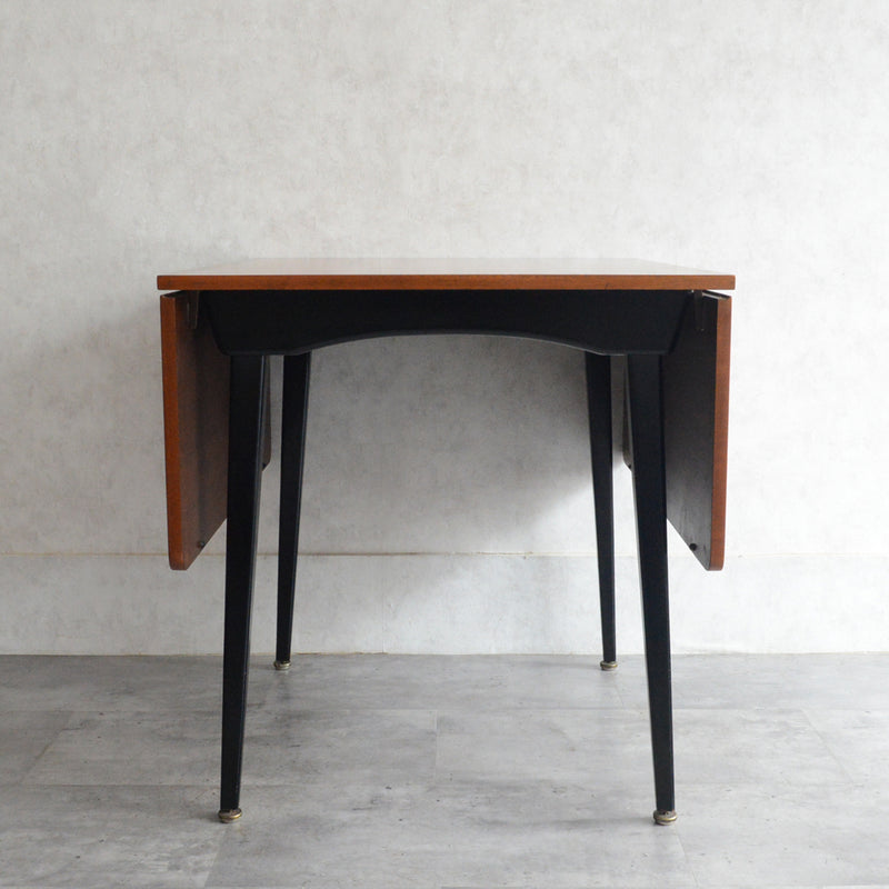 Beautility ドロップリーフ テーブル03（レクタングル/天板剥離再塗装済）