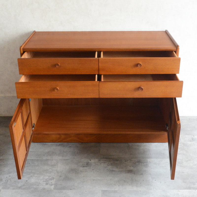 Nathan ネイサン キャビネット/レコードキャビネット 56(天板剥離再塗装済）