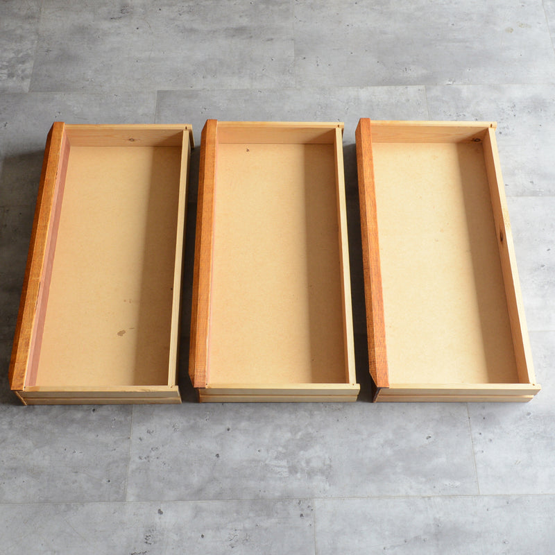 デンマーク　ヴィンテージ チーク 3段 チェスト 5-27 (ウッドオイル仕上）