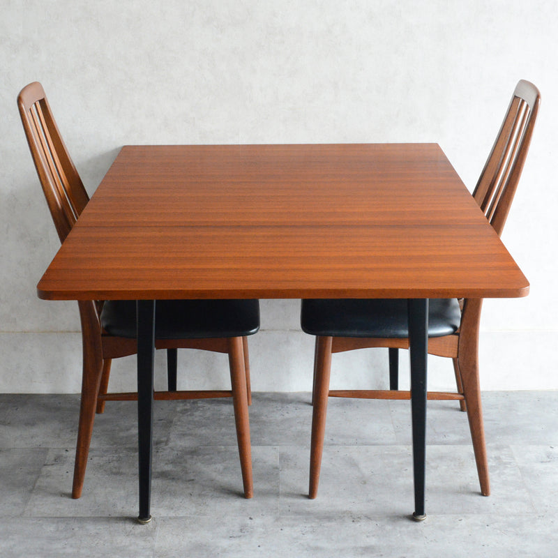 Beautility ドロップリーフ テーブル03（レクタングル/天板剥離再塗装済）