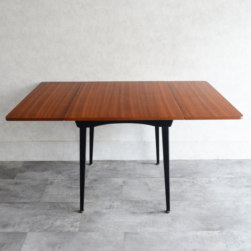 Beautility ドロップリーフ テーブル03（レクタングル/天板剥離再塗装済）