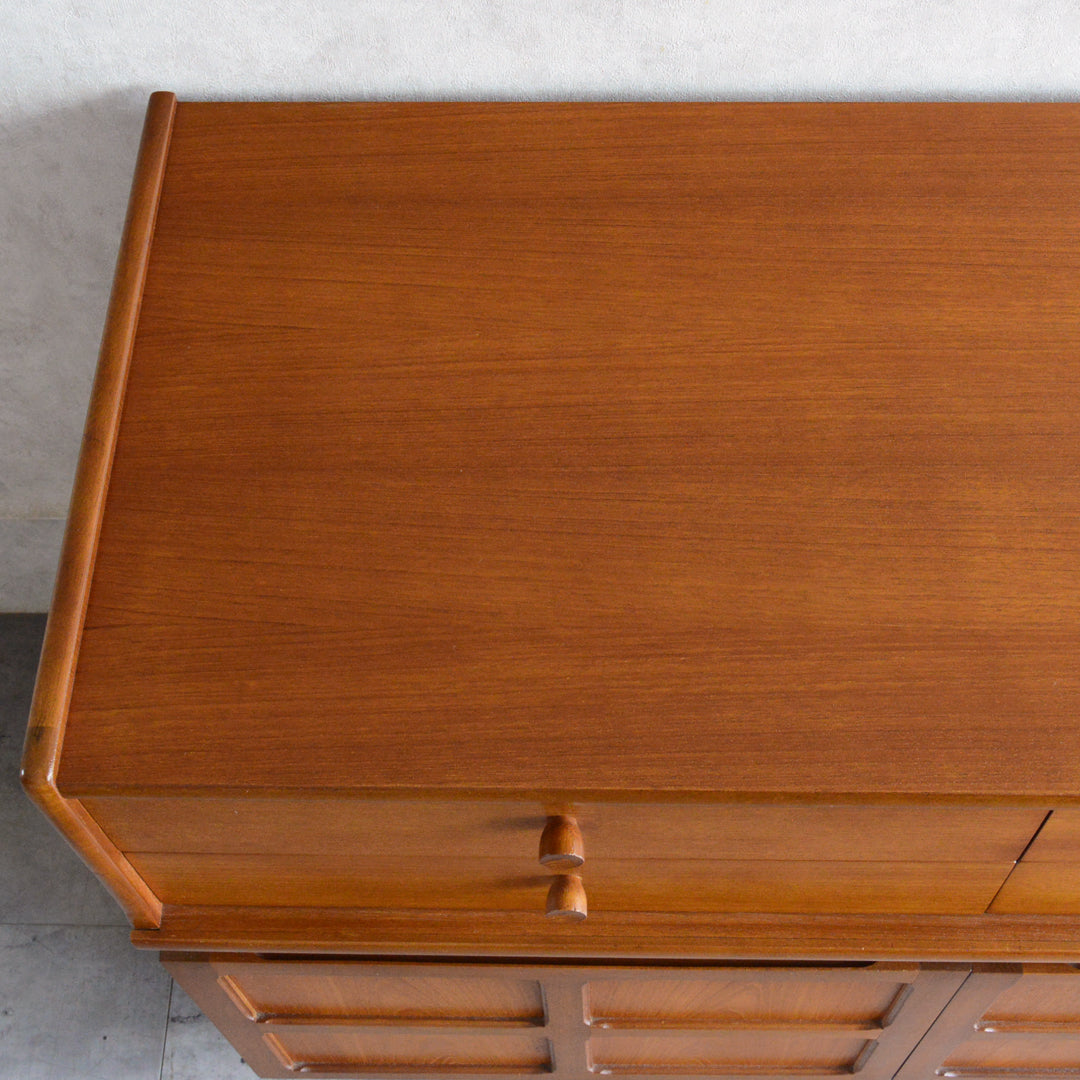 Nathan ネイサン キャビネット/レコードキャビネット 56(天板剥離再塗装済）