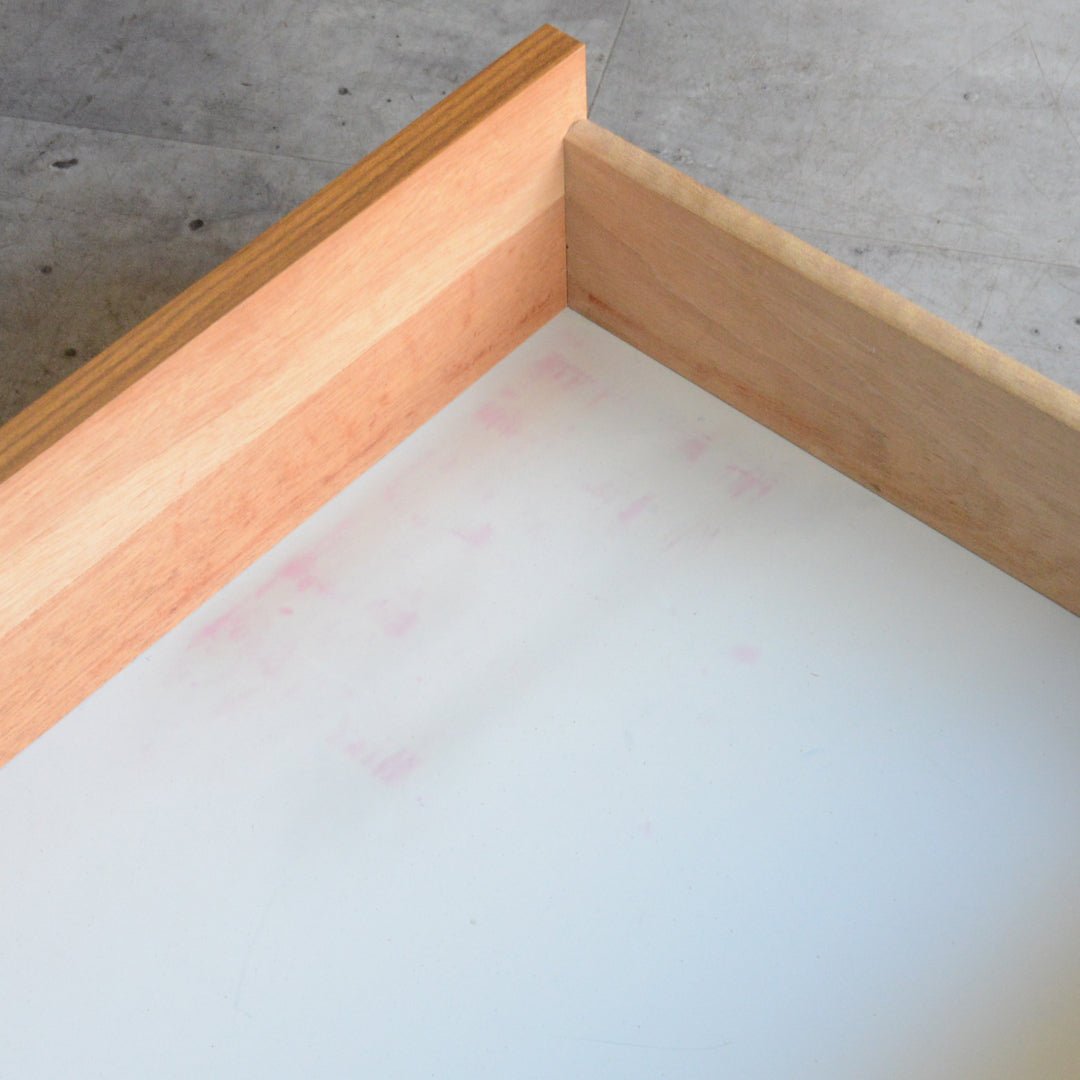 デンマーク ヴィンテージ  チーク２段ローチェスト