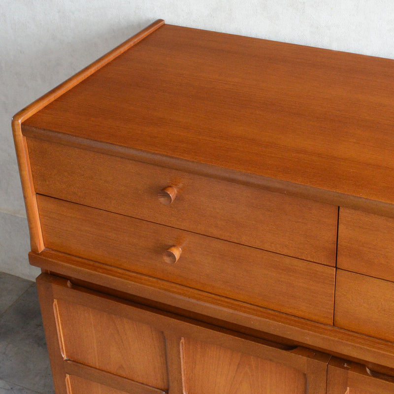 Nathan ネイサン キャビネット/レコードキャビネット 56(天板剥離再塗装済）