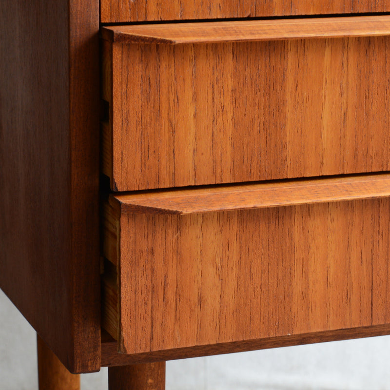 デンマーク　ヴィンテージ チーク 3段 チェスト 5-27 (ウッドオイル仕上）