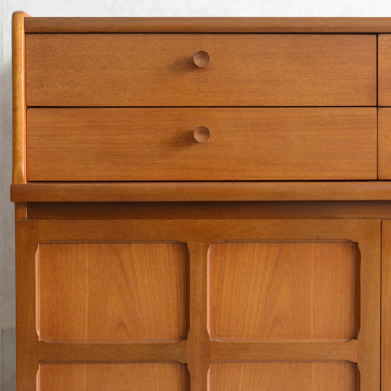 Nathan ネイサン キャビネット/レコードキャビネット 56(天板剥離再塗装済）