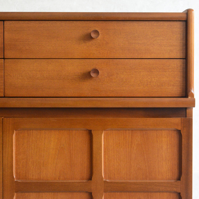 Nathan ネイサン キャビネット/レコードキャビネット 56(天板剥離再塗装済）