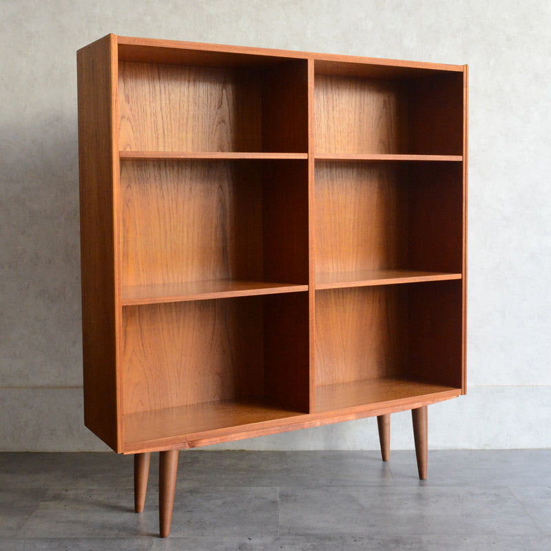 デンマーク ヴィンテージ チーク 3段ブックシェルフ 5-58