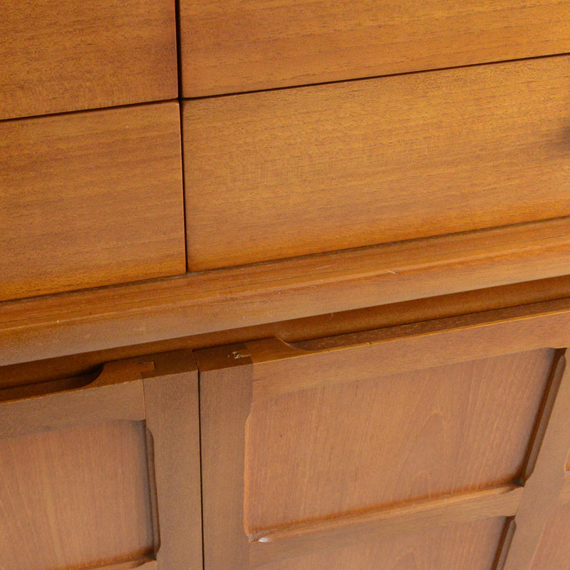 Nathan ネイサン キャビネット/レコードキャビネット 56(天板剥離再塗装済）