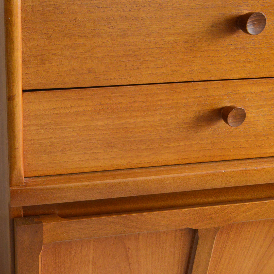 Nathan ネイサン キャビネット/レコードキャビネット 56(天板剥離再塗装済）