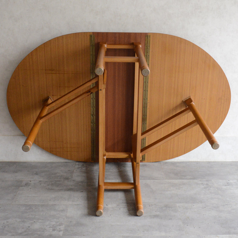 ミッドセンチュリー　ゲートレッグダイニングテーブル  (オーバル）