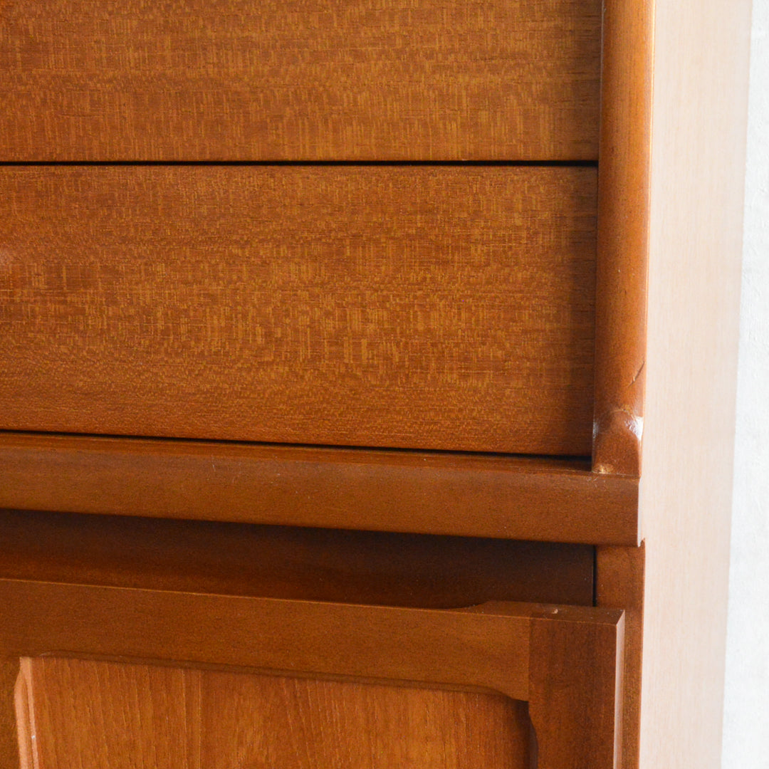 Nathan ネイサン キャビネット/レコードキャビネット 56(天板剥離再塗装済）