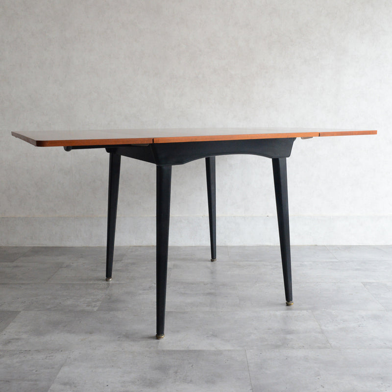 Beautility ドロップリーフ テーブル03（レクタングル/天板剥離再塗装済）