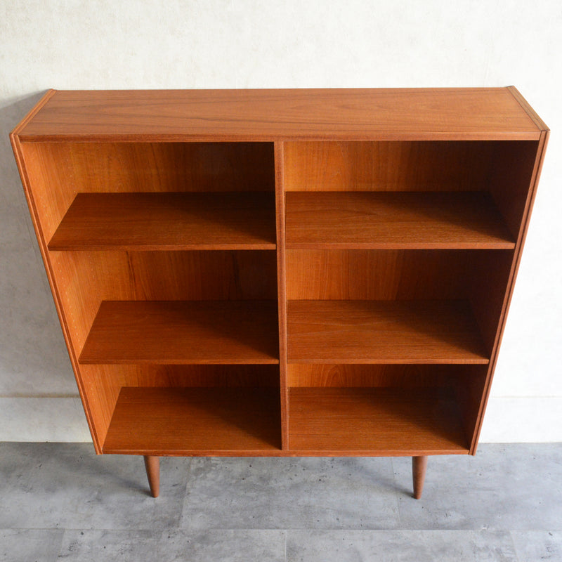 デンマーク ヴィンテージ チーク 3段ブックシェルフ 5-58