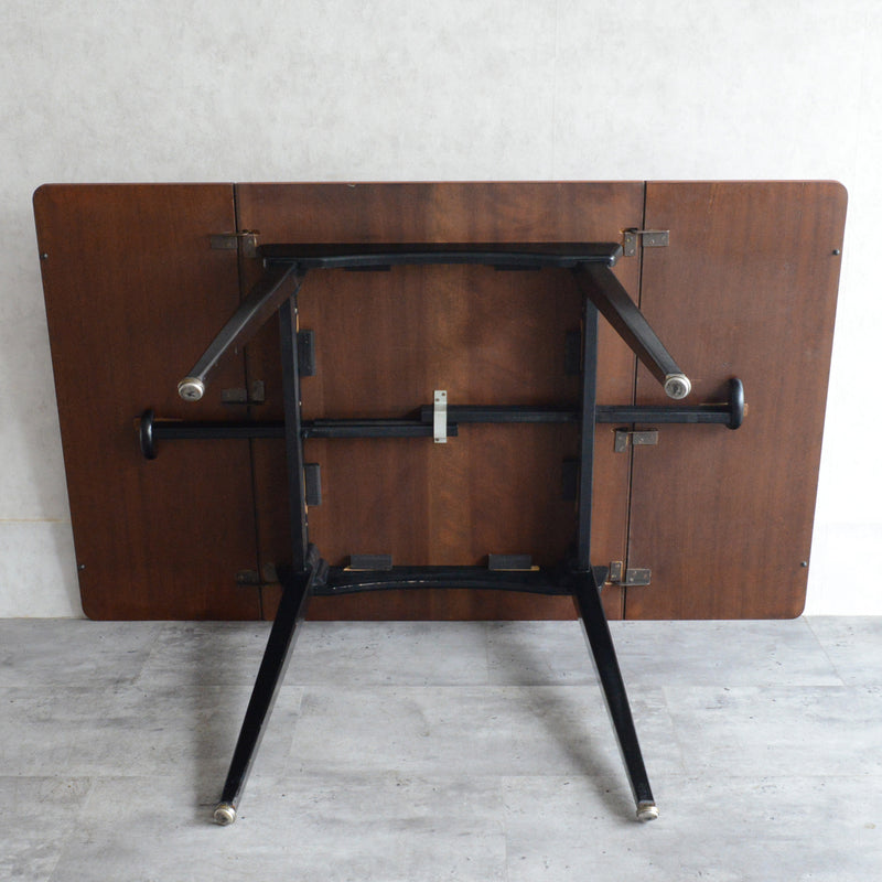 Beautility ドロップリーフ テーブル03（レクタングル/天板剥離再塗装済）