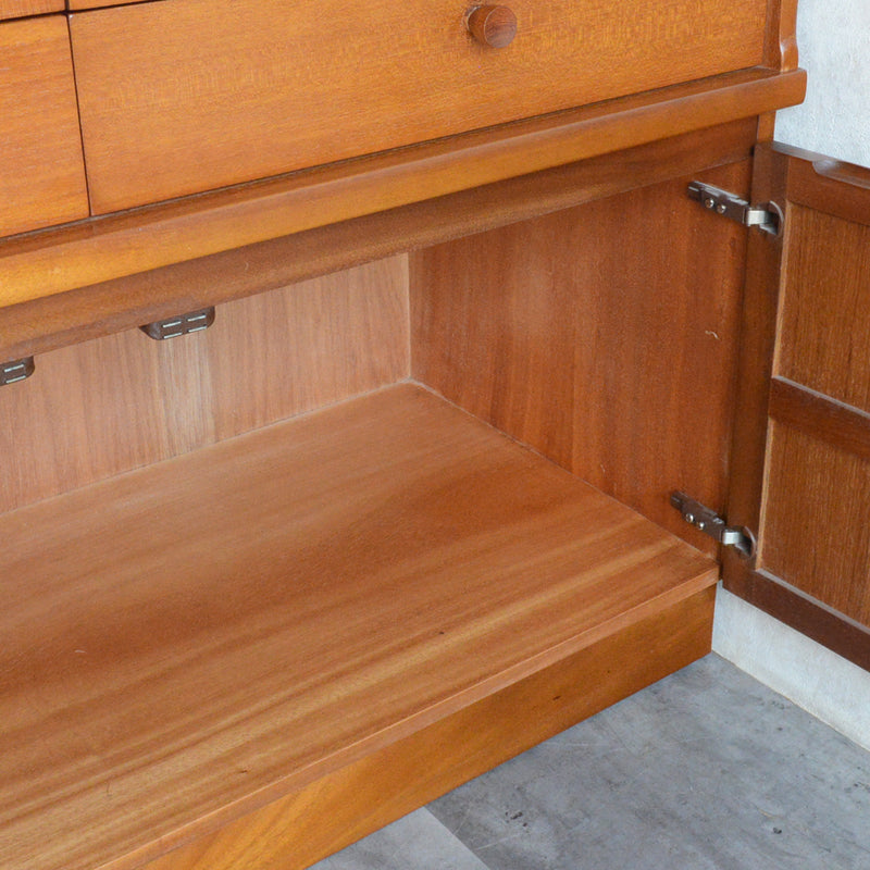 Nathan ネイサン キャビネット/レコードキャビネット 56(天板剥離再塗装済）