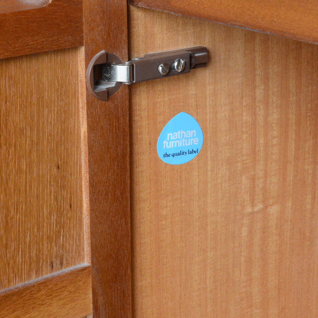 Nathan ネイサン キャビネット/レコードキャビネット 56(天板剥離再塗装済）