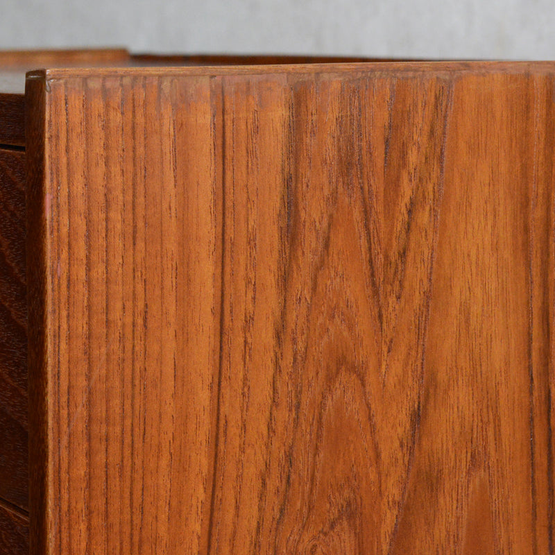 デンマーク ヴィンテージ チーク２段チェスト　5-132