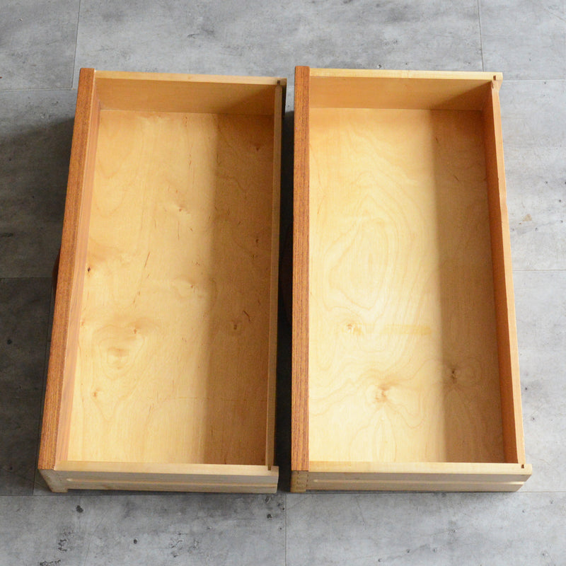 デンマーク ヴィンテージ チーク２段チェスト　5-132