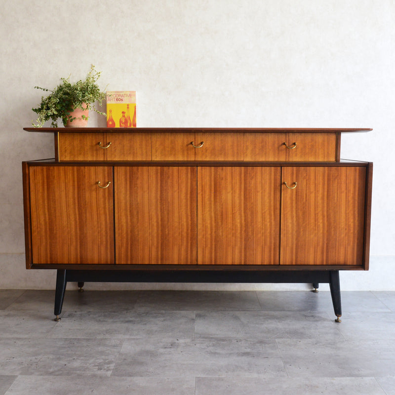 G-PLAN ジープラン Tola&Black　ショートサイドボード 27（天板剝離再塗装済）