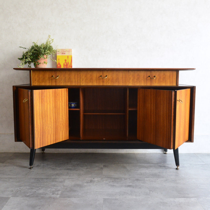 G-PLAN ジープラン Tola&Black　ショートサイドボード 27（天板剝離再塗装済）