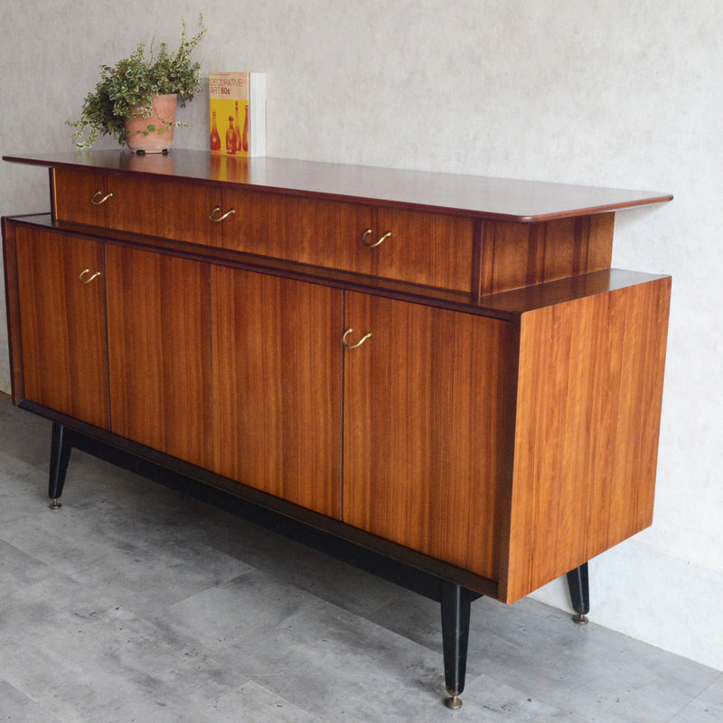 G-PLAN ジープラン Tola&Black　ショートサイドボード 27（天板剝離再塗装済）