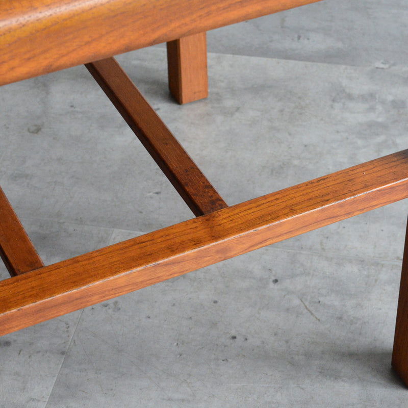 デンマーク ヴィンテージ　タイルトップローテーブル41(棚付）