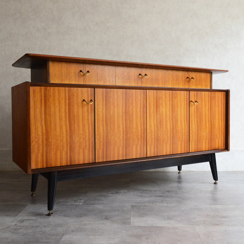 G-PLAN ジープラン Tola&Black　ショートサイドボード 27（天板剝離再塗装済）