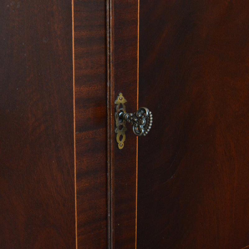 イギリス クラシック  マホガニー キャビネット18(鍵付)