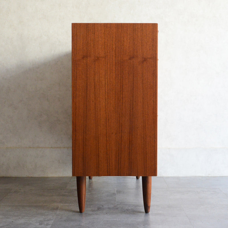 デンマーク ヴィンテージ チーク ５段チェスト5-57