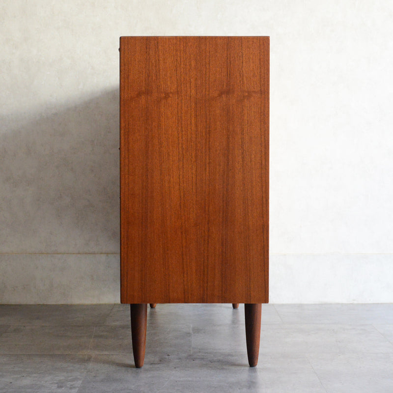 デンマーク ヴィンテージ チーク ５段チェスト5-57