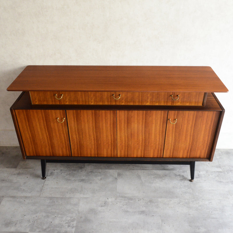 G-PLAN ジープラン Tola&Black　ショートサイドボード 27（天板剝離再塗装済）