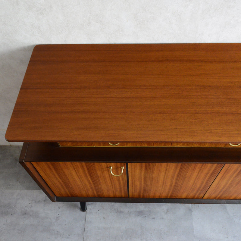 G-PLAN ジープラン Tola&Black　ショートサイドボード 27（天板剝離再塗装済）