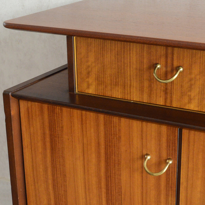 G-PLAN ジープラン Tola&Black　ショートサイドボード 27（天板剝離再塗装済）