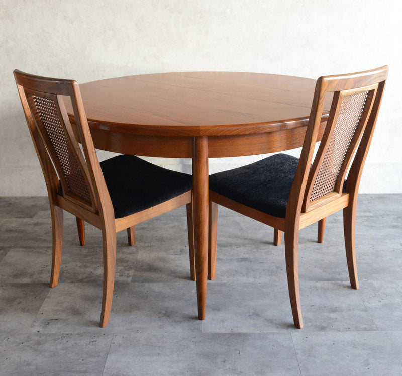 G-PLAN ジープラン  エクステンション ラウンドテーブル 97 (天板剥離再塗装）