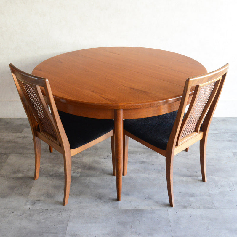 G-PLAN ジープラン  エクステンション ラウンドテーブル 97 (天板剥離再塗装）