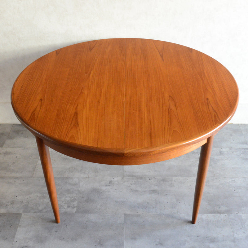 G-PLAN ジープラン  エクステンション ラウンドテーブル 97 (天板剥離再塗装）