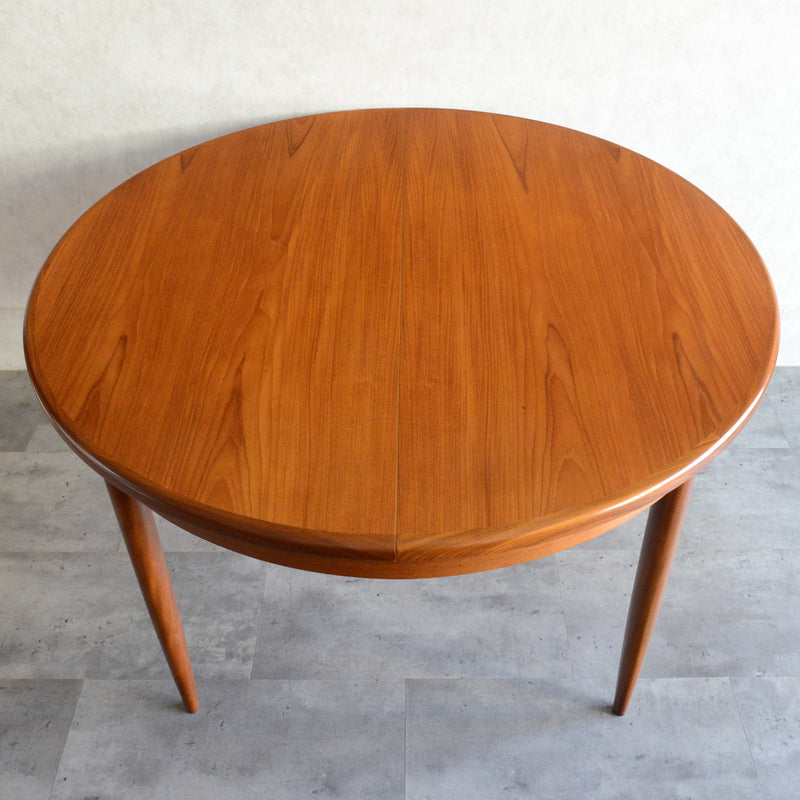 G-PLAN ジープラン  エクステンション ラウンドテーブル 97 (天板剥離再塗装）