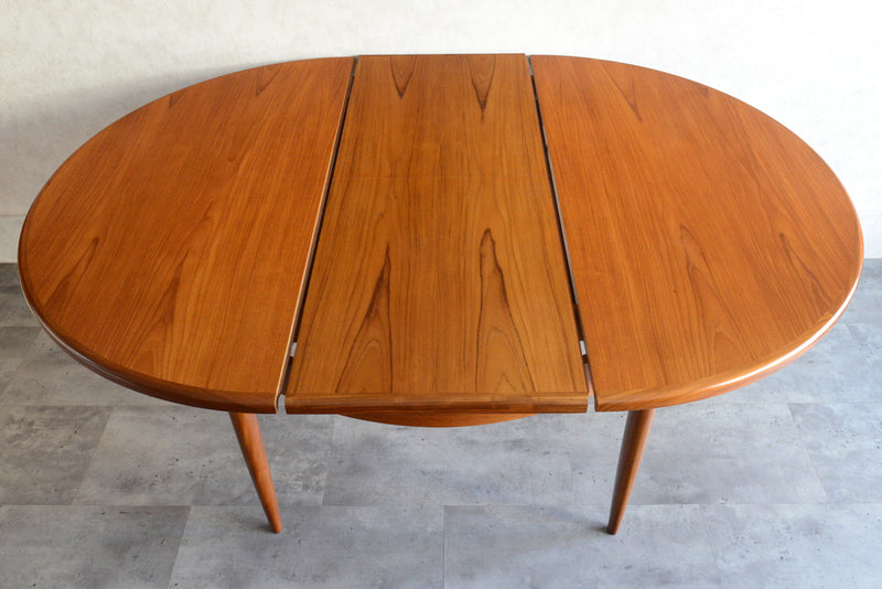 G-PLAN ジープラン  エクステンション ラウンドテーブル 97 (天板剥離再塗装）