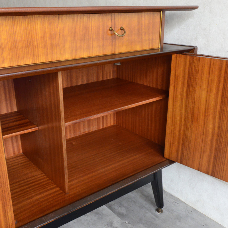 G-PLAN ジープラン Tola&Black　ショートサイドボード 27（天板剝離再塗装済）