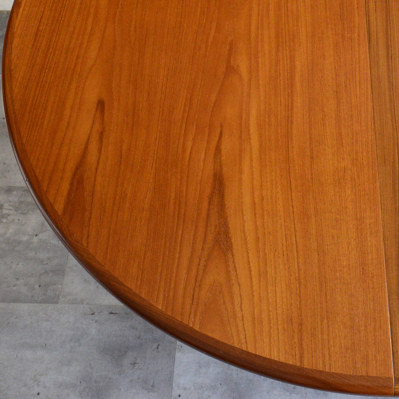 G-PLAN ジープラン  エクステンション ラウンドテーブル 97 (天板剥離再塗装）