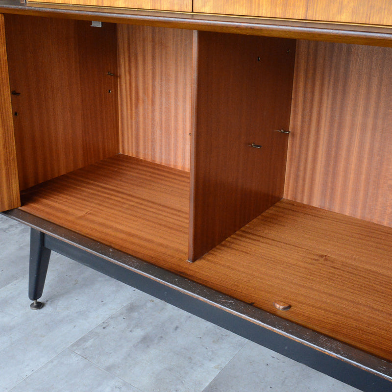 G-PLAN ジープラン Tola&Black　ショートサイドボード 27（天板剝離再塗装済）