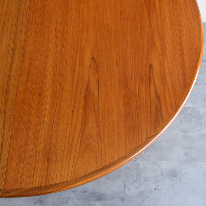 G-PLAN ジープラン  エクステンション ラウンドテーブル 97 (天板剥離再塗装）