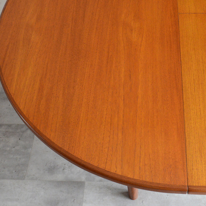 A.H.McINTOSH マッキントッシュ ラウンドエクステンション テーブル89（天板剥離再塗装済）