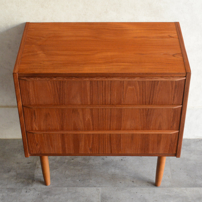 デンマーク ヴィンテージ チーク 3段チェスト 5-59