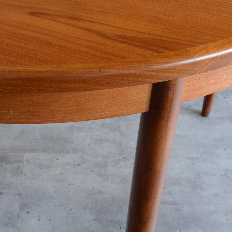 G-PLAN ジープラン  エクステンション ラウンドテーブル 97 (天板剥離再塗装）