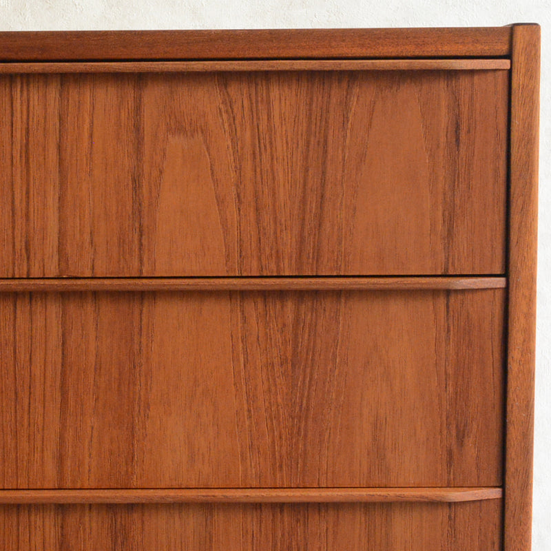 デンマーク ヴィンテージ チーク 3段チェスト 5-59